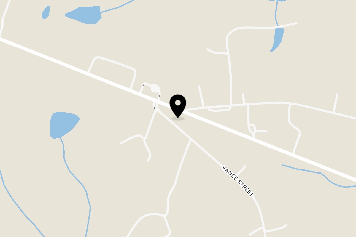 Map showing the location of Sammy's NY Grill & Pizza on 4066 Vance Street Extension in Reidsville